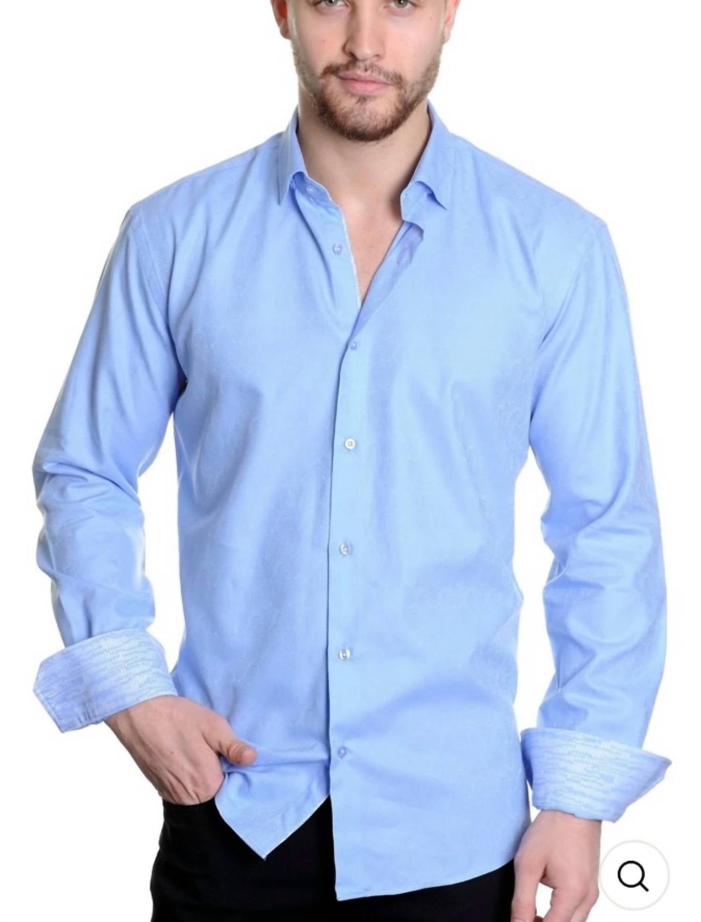 Mizumi Couture - Modern Fit Long Sleeve Sport Shirt
