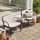 Luna Outdoor Club Chair Set of 2