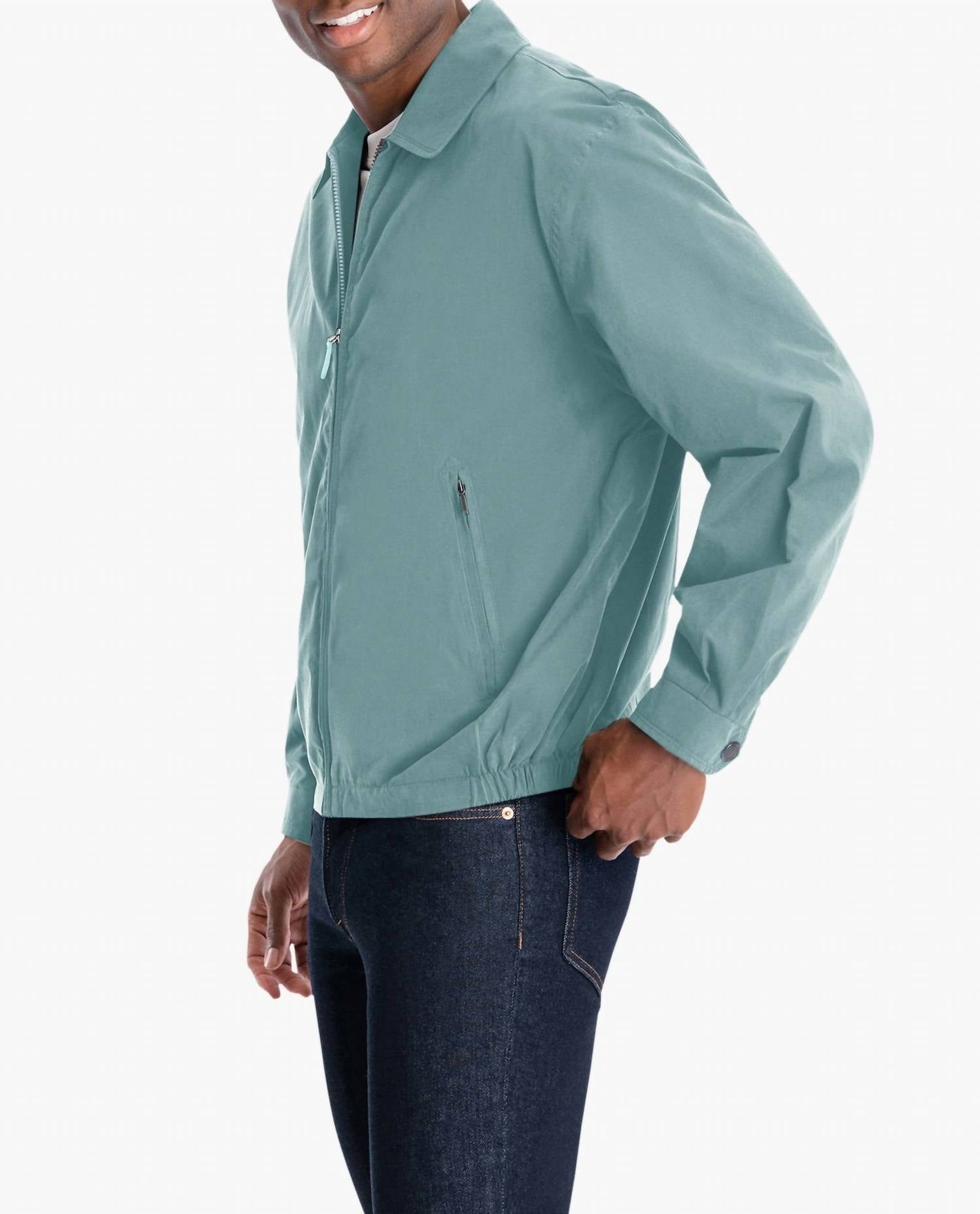 London Fog - Auburn Light Weight Zip Front Golf Jacket
