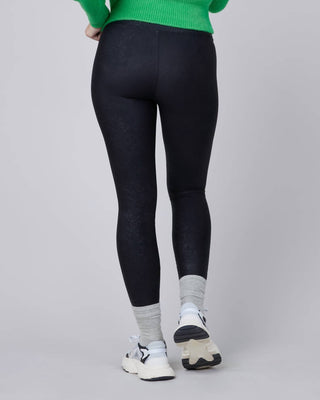 Spanx - Faux Leather Foiled Snake Leggings