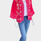 Johnny Was - LINEN CROPPED KIMONO DELLA