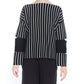 Matthildur - Evolution Stripe Cut Out Sleeve Sweater