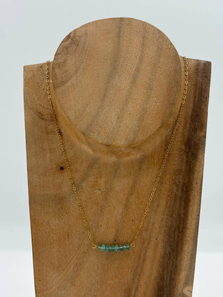 Blue Copper - Women's Amethyst Necklace