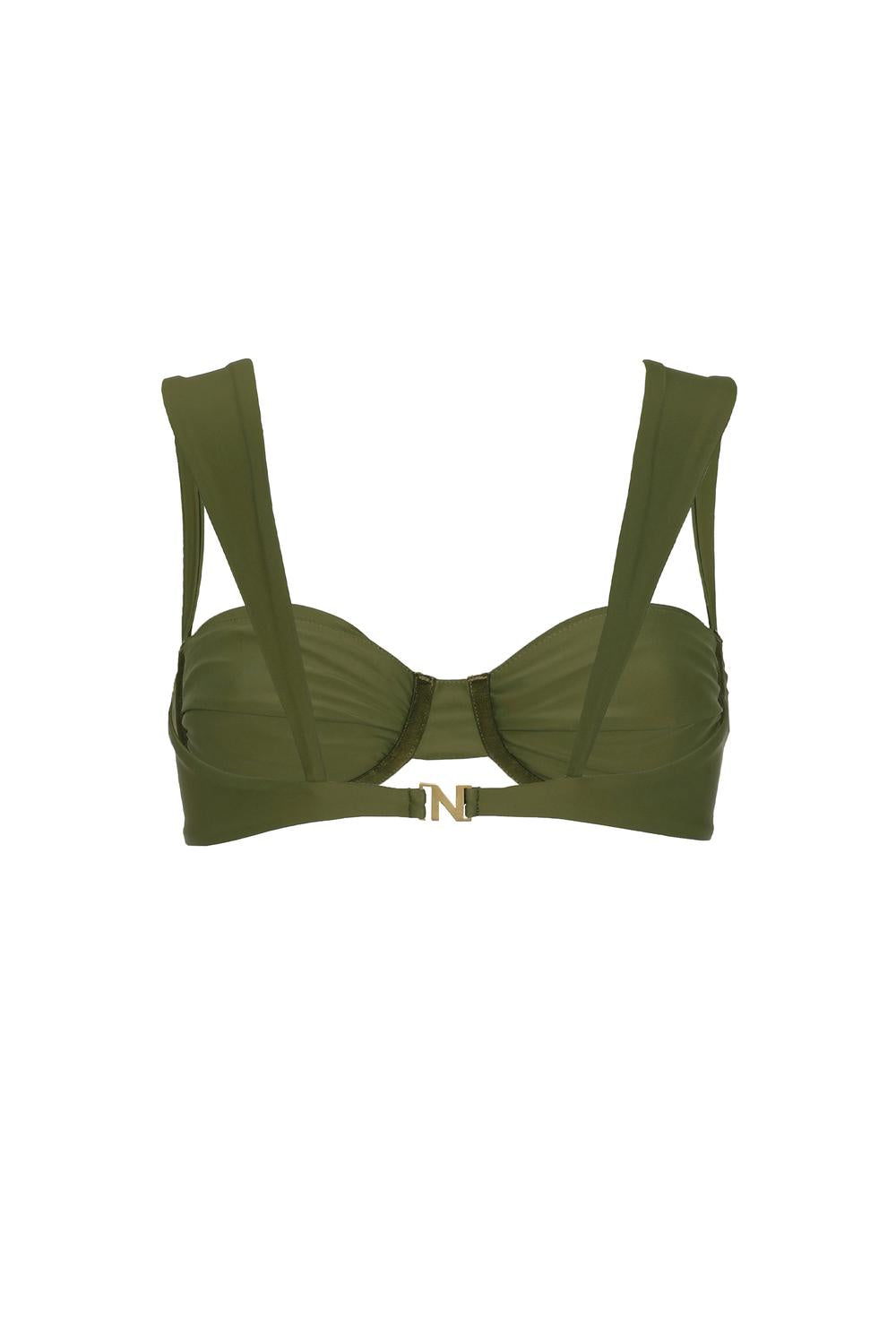 Nelblu - Travesia Pleated Bikini Top