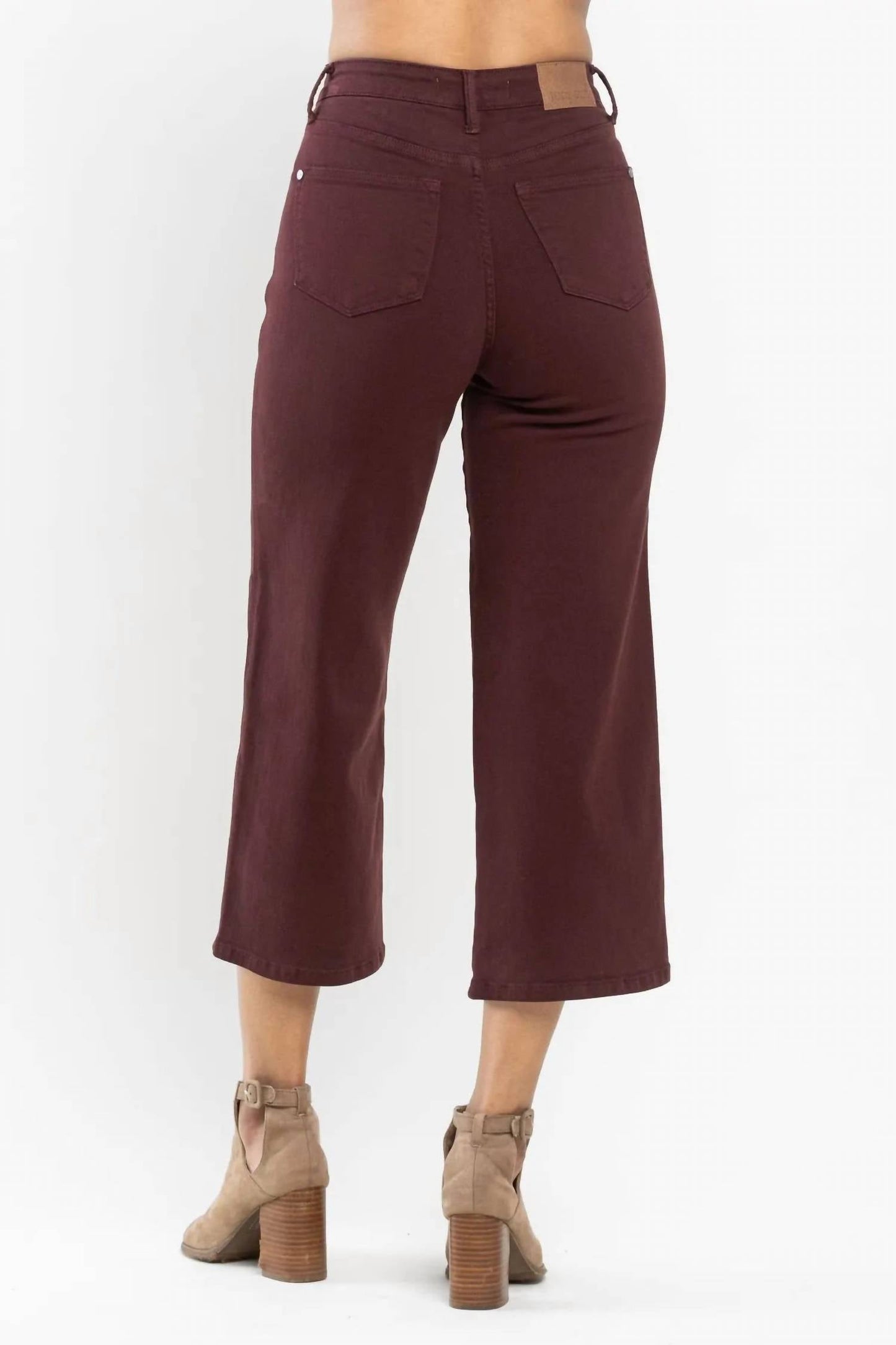 Judy Blue - Cropped Wide Leg Jean