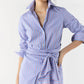 Ann Mashburn - Maxi Tie-waist Shirtdress