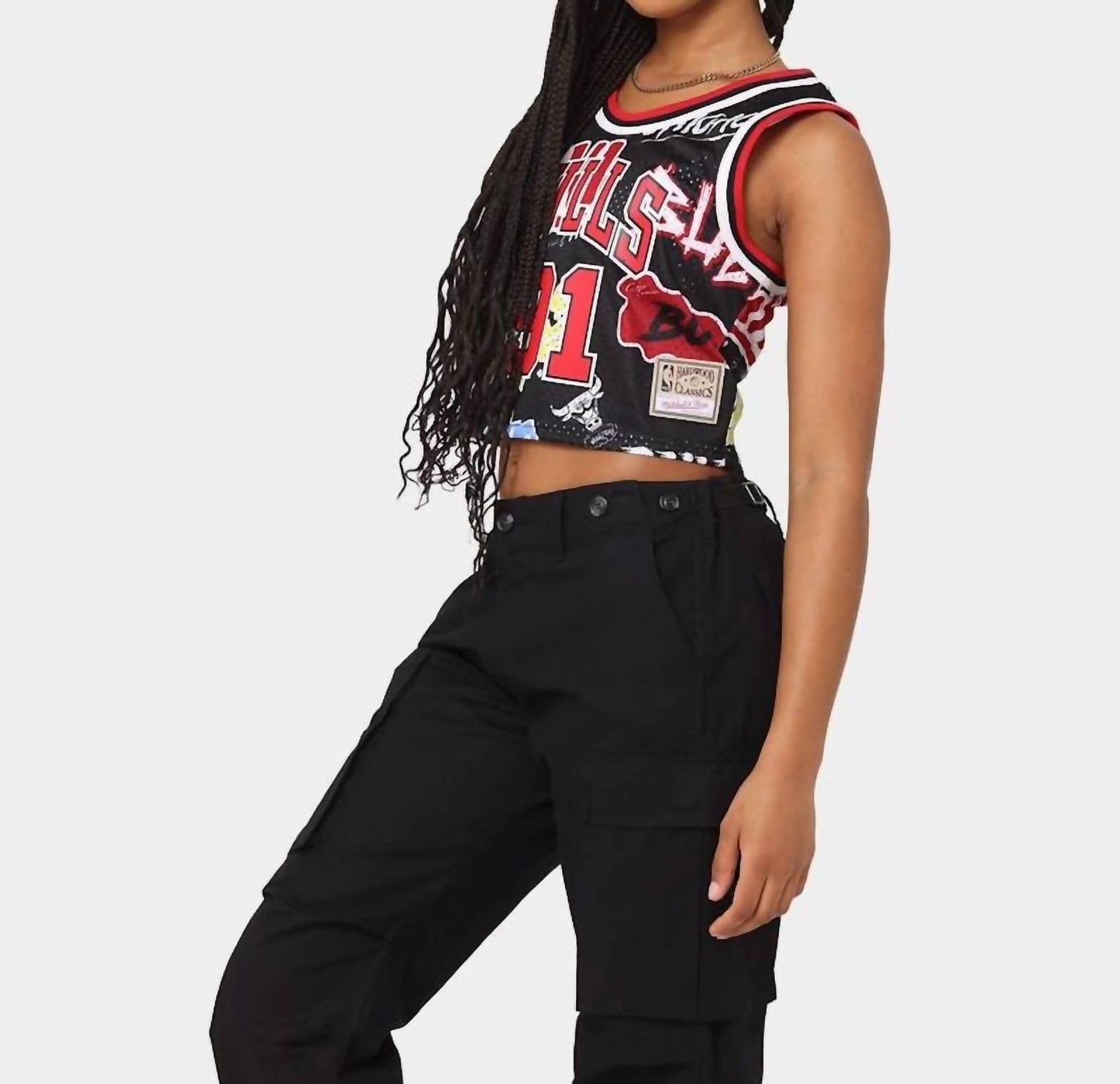 Mitchell & Ness - Chicago Bulls Slap Stick Crop Tank
