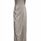 La Femme - Women's Surplice Off The Shoulder Gown