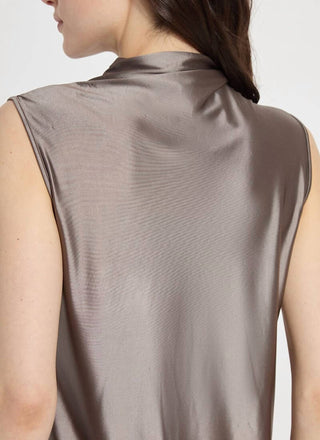 Lysse - Irina Satin Turtleneck Top