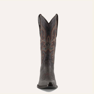 Buck &amp; Brana - Botas de vaqueira de couro fino Tessa