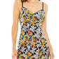 Mac Duggal - Floral Sequined Mini Cocktail Dress