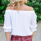 Sanctuary - Soak Up The Sun Peasant Top