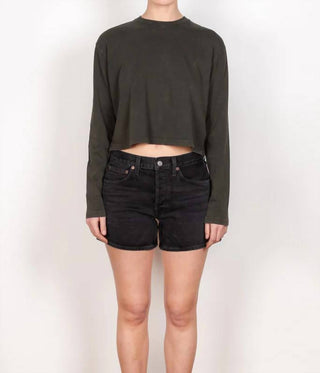 Agolde - Camiseta Mason Cropped