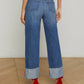 L'Agence - Leighton Uh/r Cuff Stovep Jeans