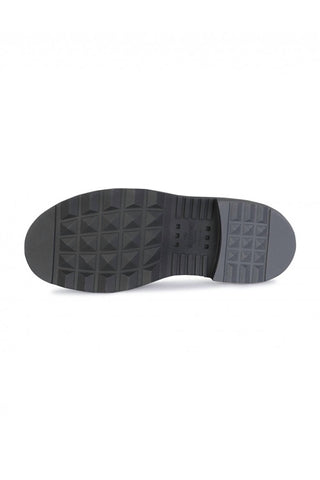 Valentino Garavani - Sapatos sociais masculinos de couro de bezerro Vltn Derby