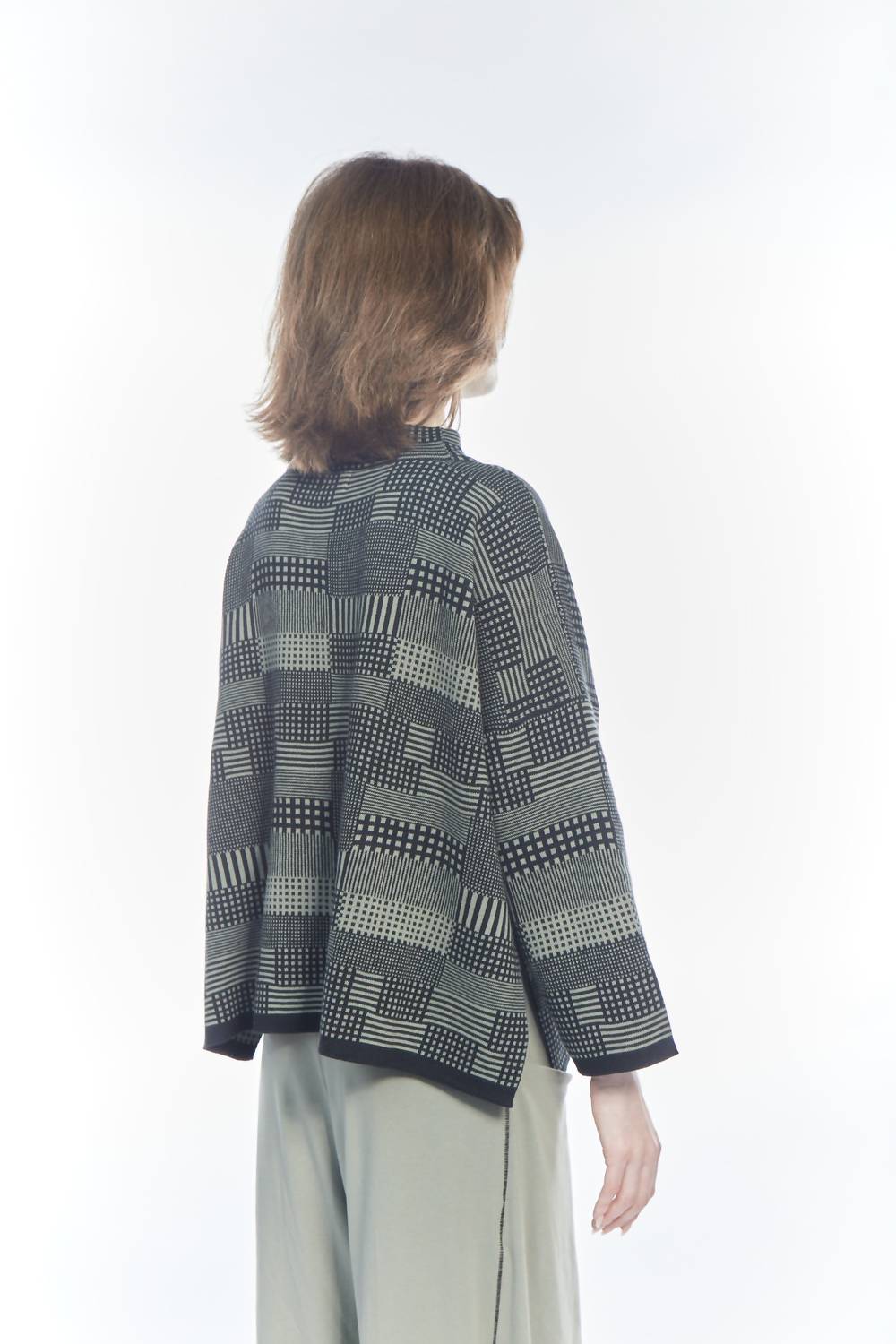 Matthildur - Brianna Patterned Long Sleeve Sweater