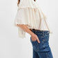 Free People - Rose Party Crew Neck Tee