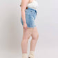 Judy Blue - High Waist Western Embroidery Detail Cut Off Denim Short