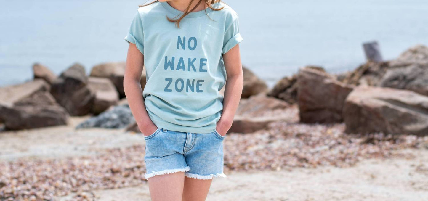 Bella + Canvas - Boy's No Wake Zone T-shirt