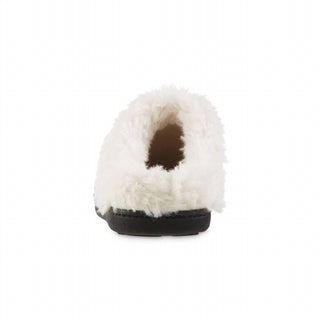 Isotoner - Pantufa feminina de malha com capuz e suéter em formato de diamante