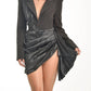 Steffany Milano - Majesty Structured Shoulders Dress