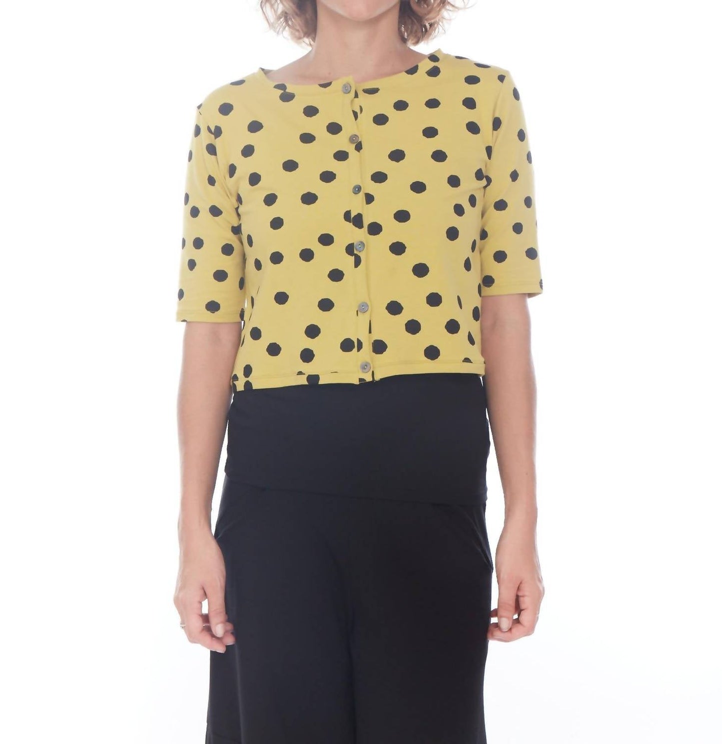 Matthildur - Sumi Polka Dot Top