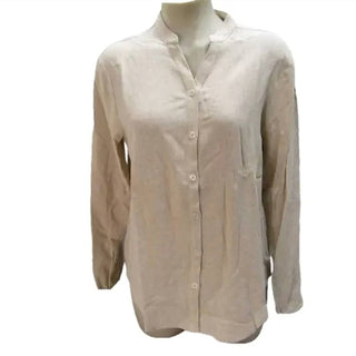 Barefoot Dreams - Linen Blend Long Sleeve Blouse