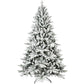 7ft Flocked Christmas Tree with 1514 Tips