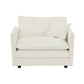 Accent Chair Set of 2, High-End Chenille Upholstered Armchairs