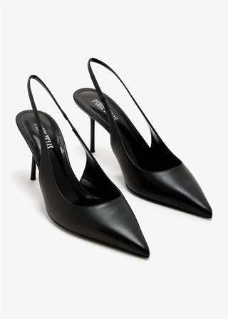 Paris Texas - Salto agulha feminino Lidia Slingback bico fino
