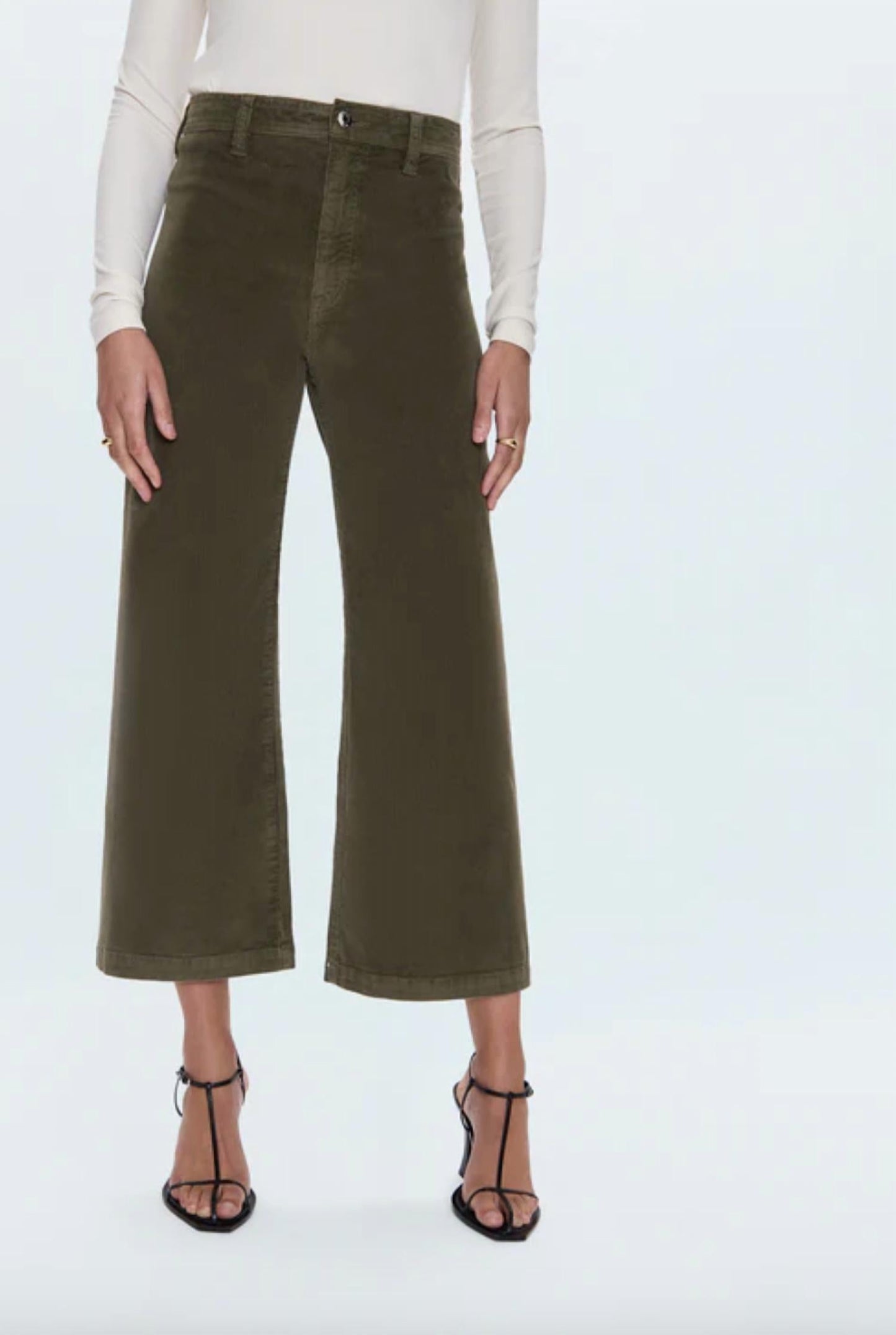 Pistola - Penny Crop High Rise Wide Leg Pant
