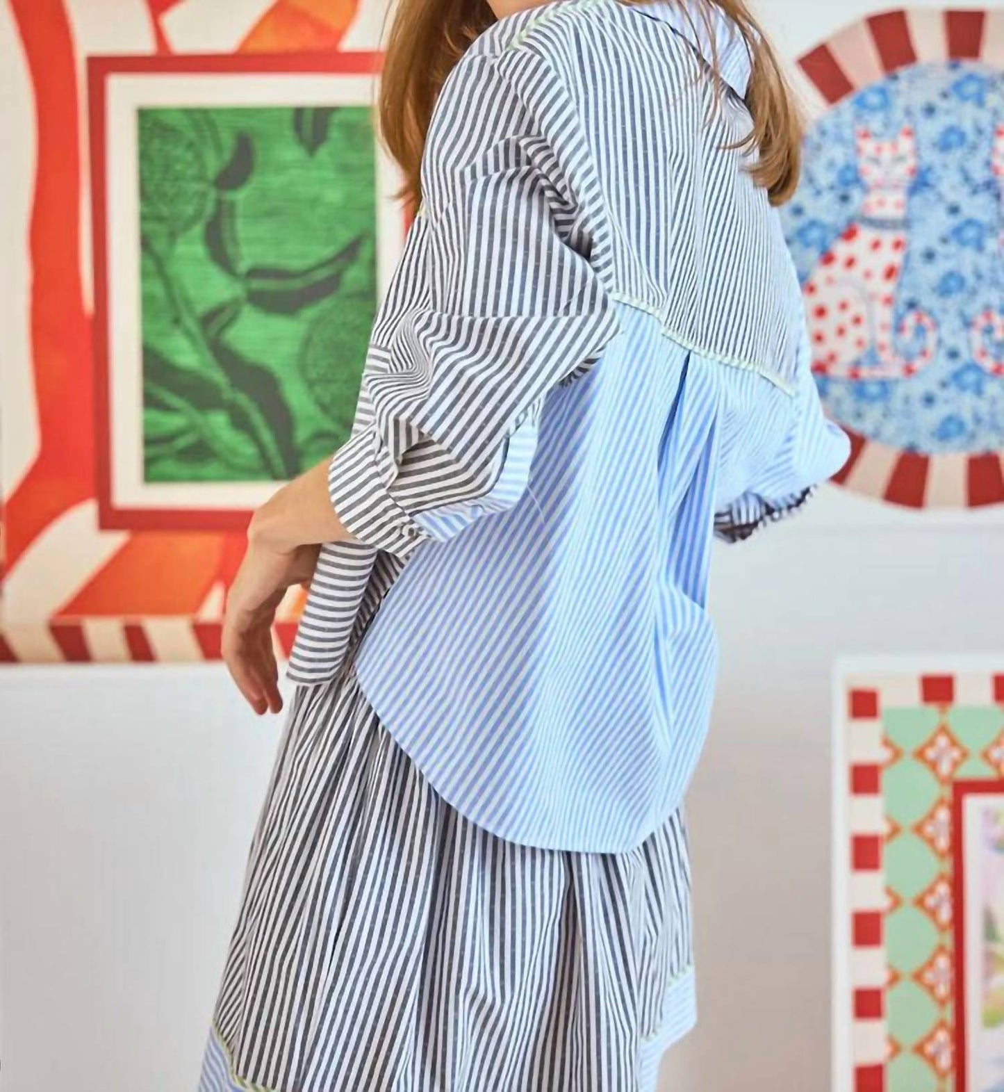 Hunter Bell - Croquet Stripe Hudson Shirt