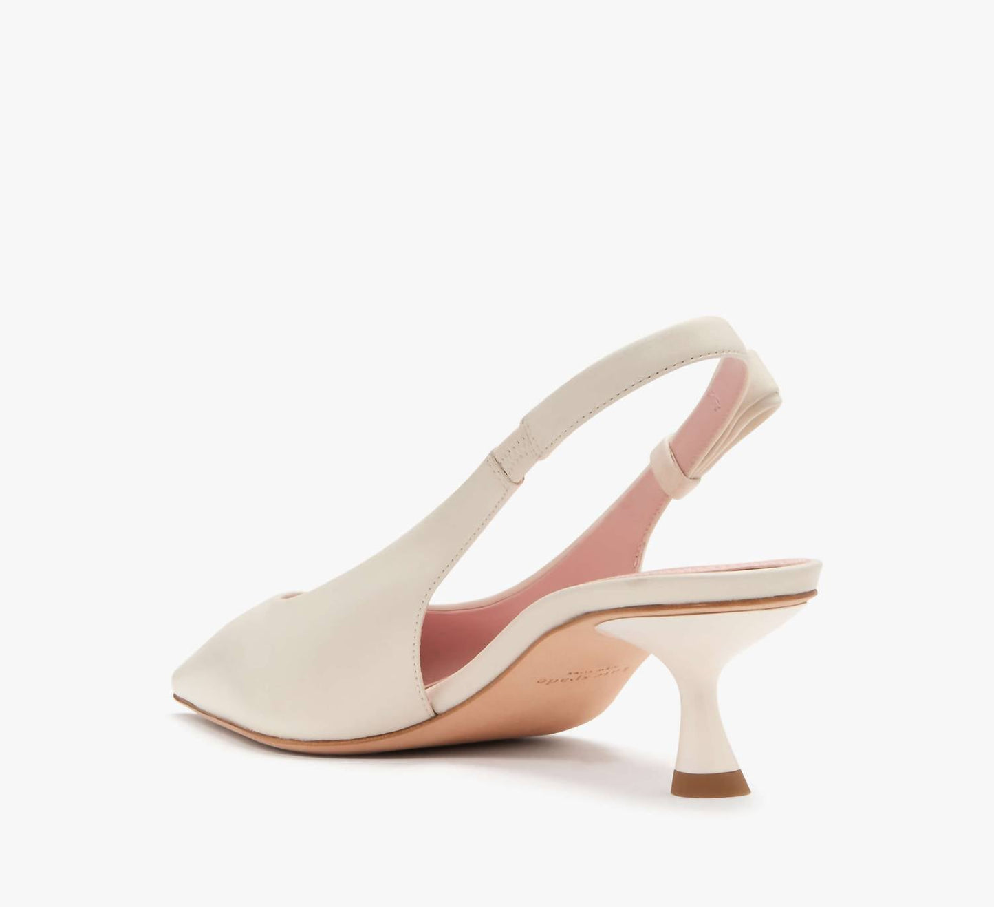 Kate Spade - Riley Slingback Smooth Leather Kitten Heel