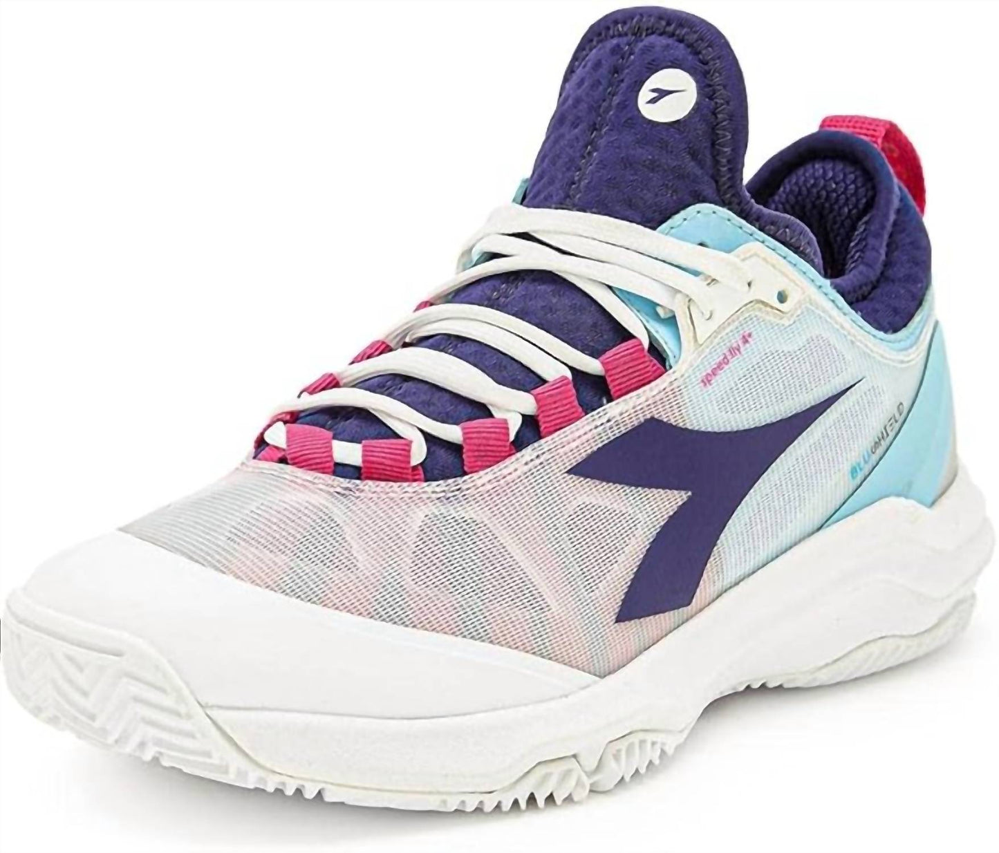 Diadora - Women's Speed Blueshield 4 + W Ag Tennis Shoe