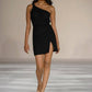 Sherri Hill - Sequin Fully Embellished Asymmetrical One Shoulder Dress