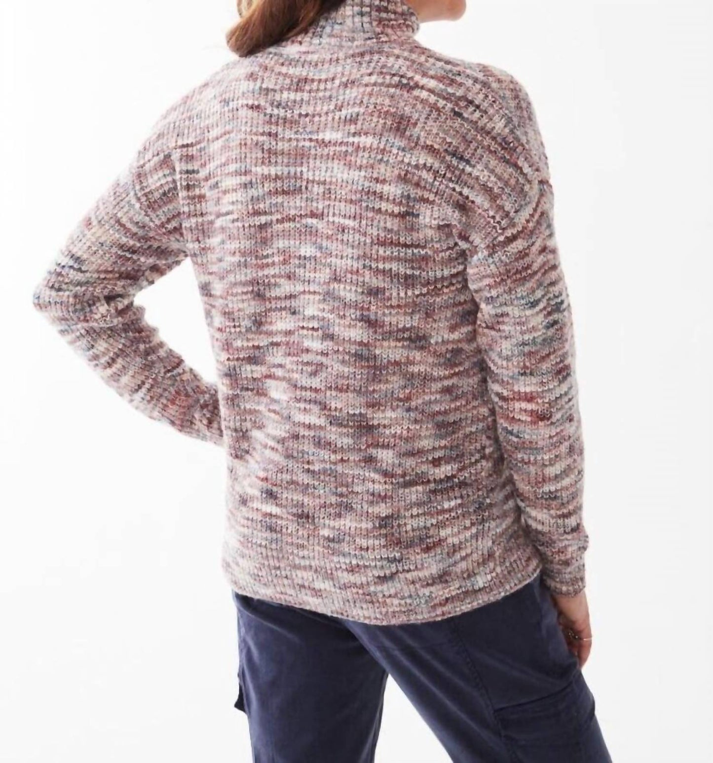 Fdj - MOCK NECK SPACE DYE SWEATER