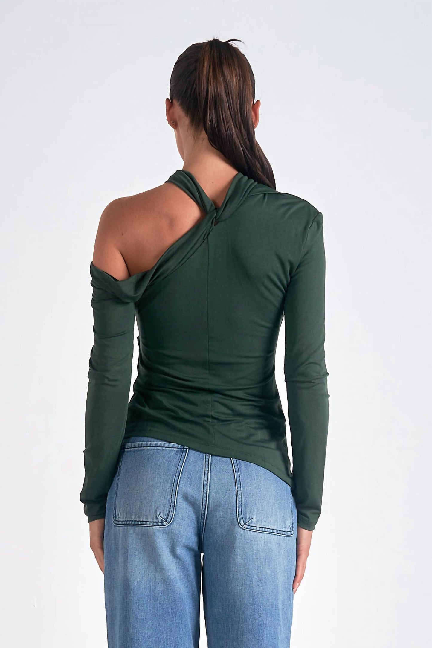 Elan - Long Sleeve Off Shoulder Top