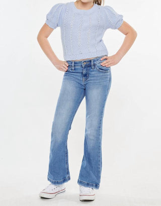 Kancan - Aster Mid Rise Flare Jeans