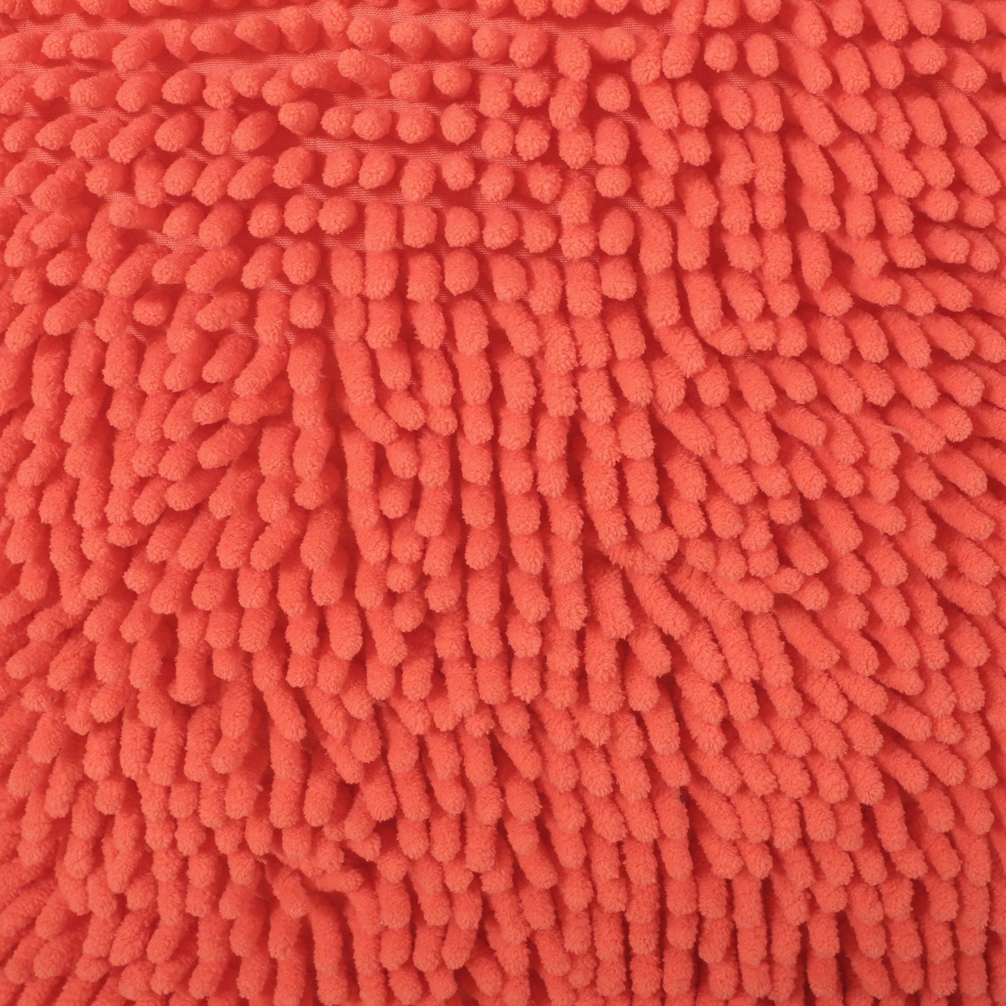 Sunny Square Pouf - Versatile Ottoman or Floor Cushion in Coral