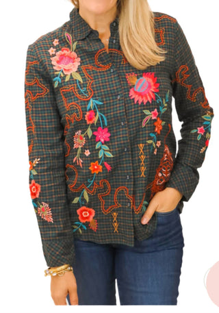 Johnny Was - camisa social nylah