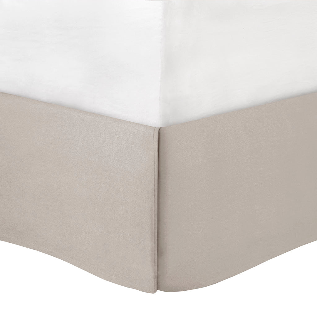 Embroidered 8 Piece Comforter Set Neutral Queen