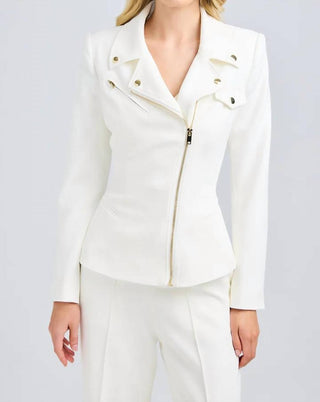 Generation Love - Selah Crepe Moto Jacket