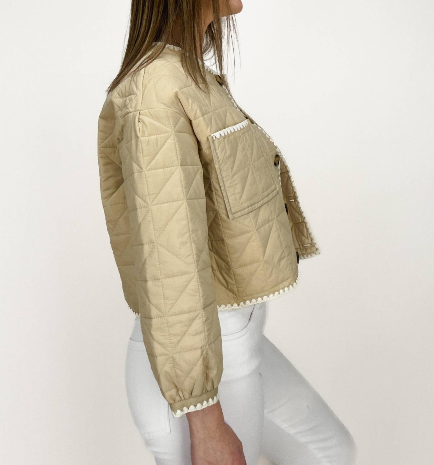 Dolce Cabo - Roxanne Whip Stitch Cropped Jacket