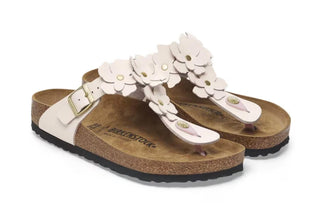 Birkenstock - Sandálias femininas Gizeh Flower