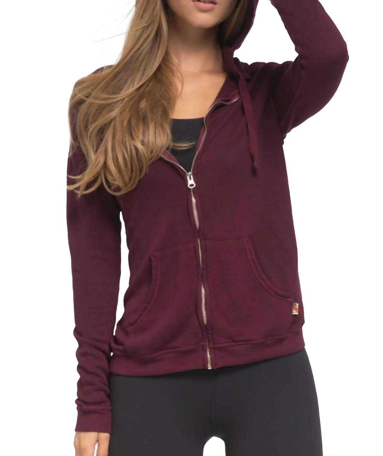 Freecity - Moletom com capuz Superfluff Lux com zíper