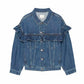 Frame - Ruffle Denim Jacket
