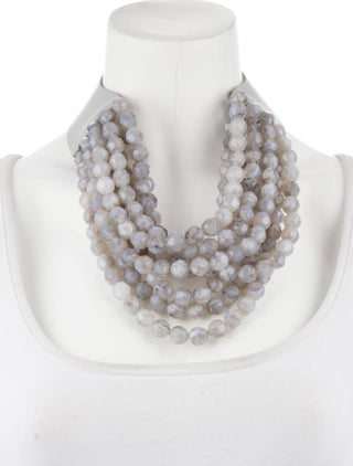 Anb Fashion - Women's Chunky Beaded Layered Necklace