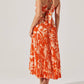 Astr - Blythe Floral Plisse Midi Dress