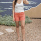 Grace & Lace - Casual Colored Denim Shorts