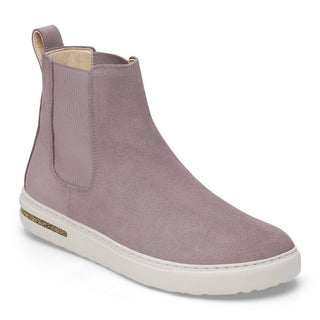 Birkenstock - Botas de couro Bend Chelsea de camurça femininas